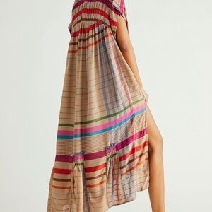 Striped Multicolor Women's Dress
